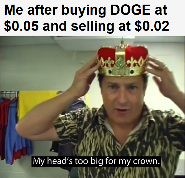 at least I didn't buy Pizza with bitcoin in 2013