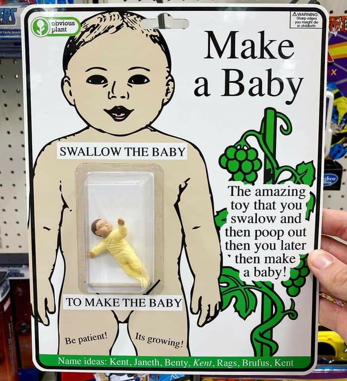 Warning Sharp edges You might die In childbirth