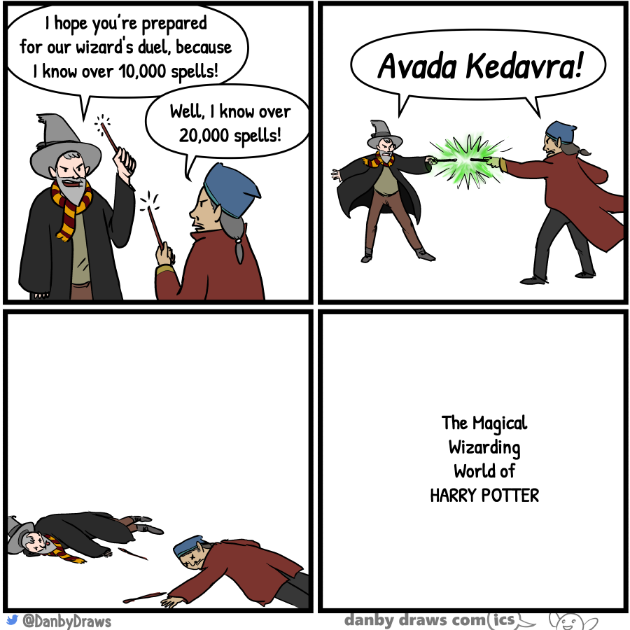 Комикс про волшебника