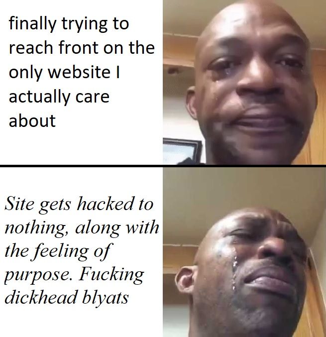 but then alas, I have purpose
