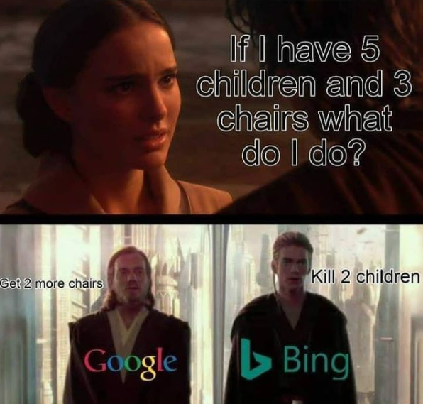 Bing the search engine for the Empire