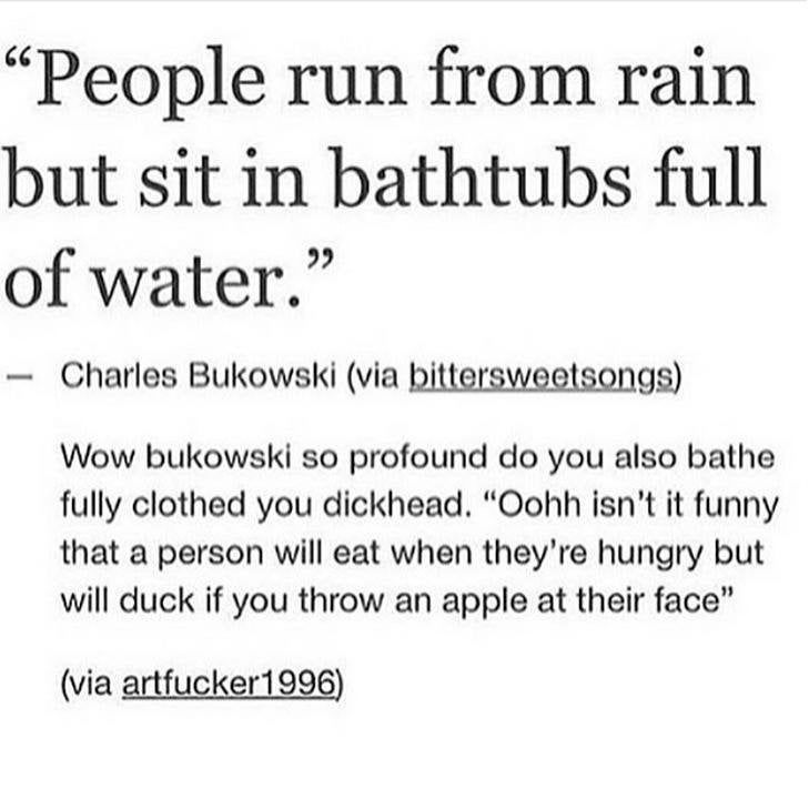 Oh so profound