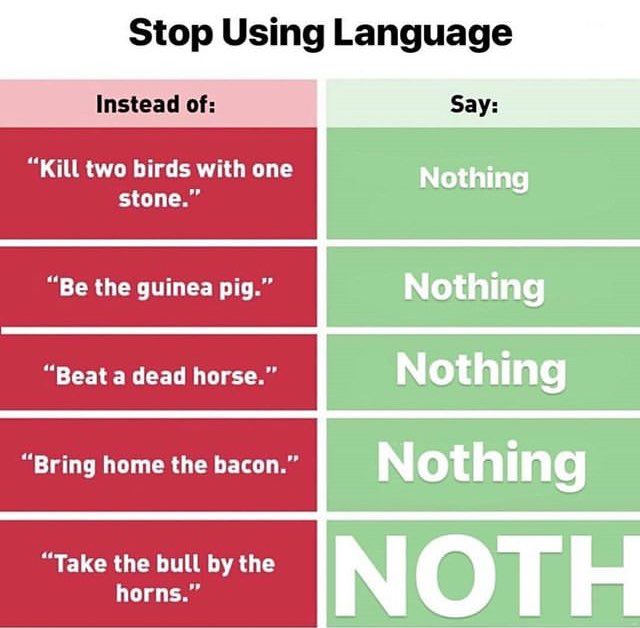 Language users get the bullet.