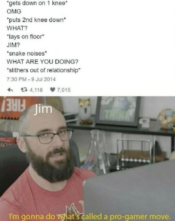 Definitely a Pro-gamer move
