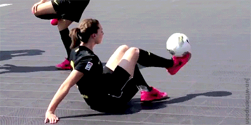 I Wonder How She Performs With Two Balls