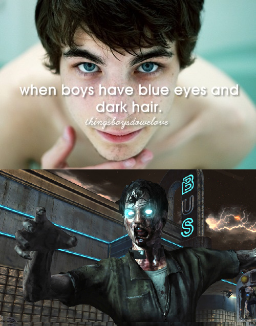 When boys have blue eyes..