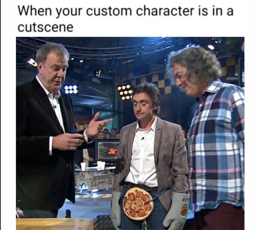 like the Witcher with funny clothes and a mask