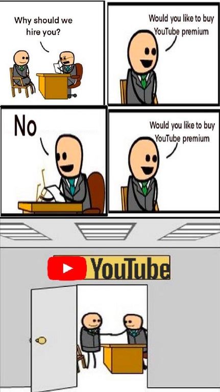 NO YOUTUBE!