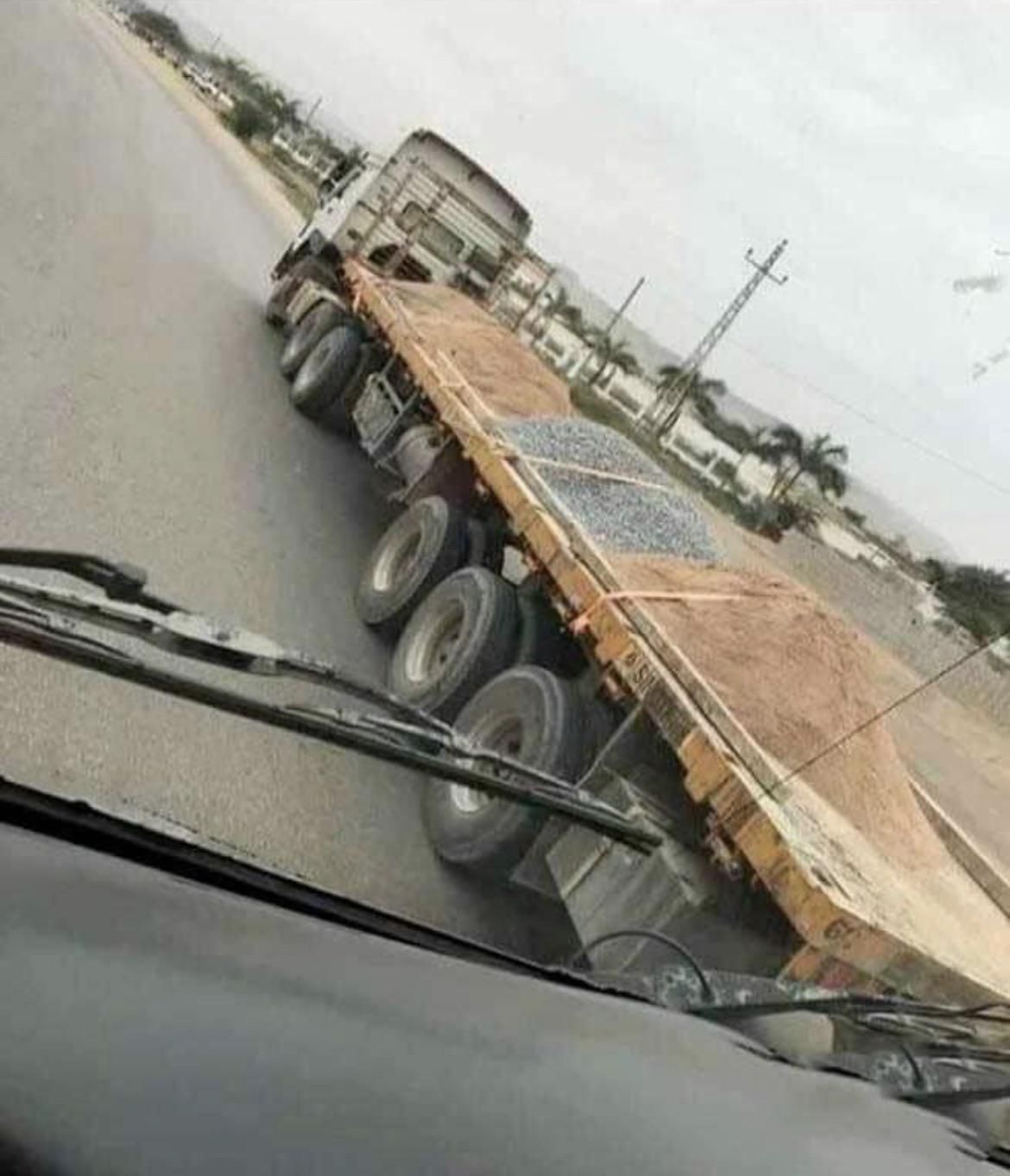Good thing he secured his cargo!