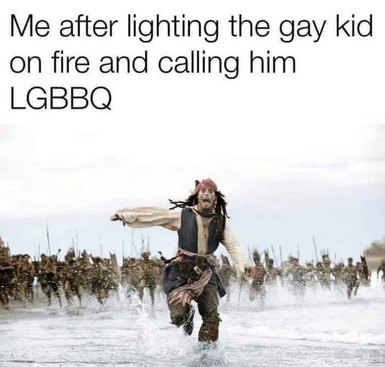I’d invite all of you to a BBQ unless you reported my posts