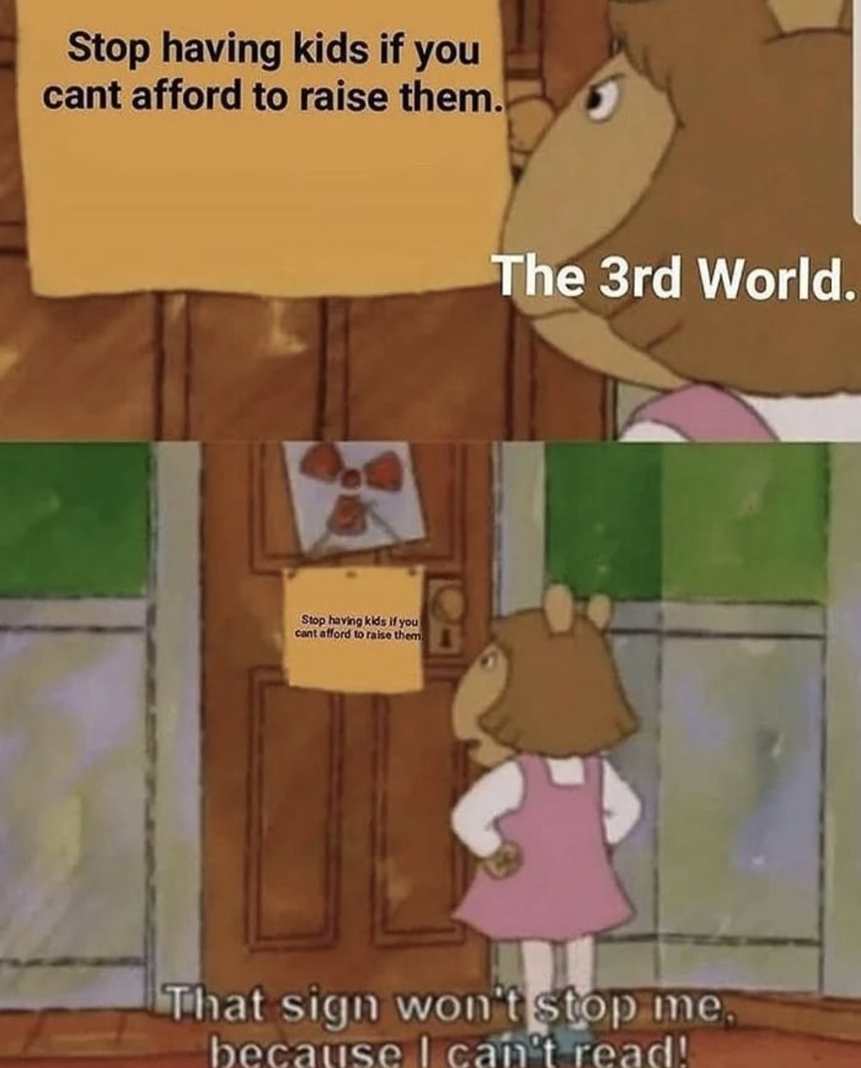 Got those 3rd world f***