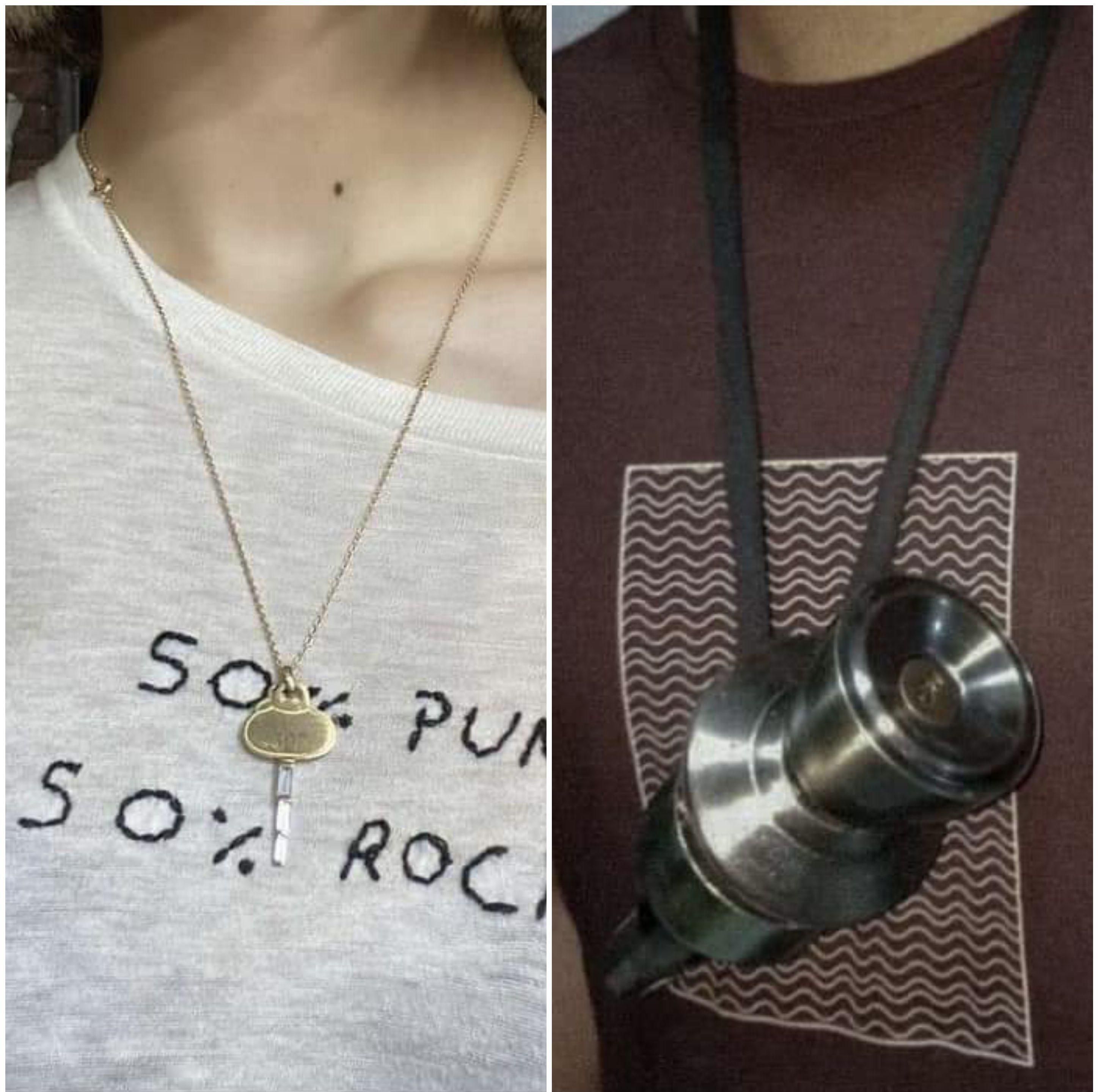 The most stylish couples necklace.