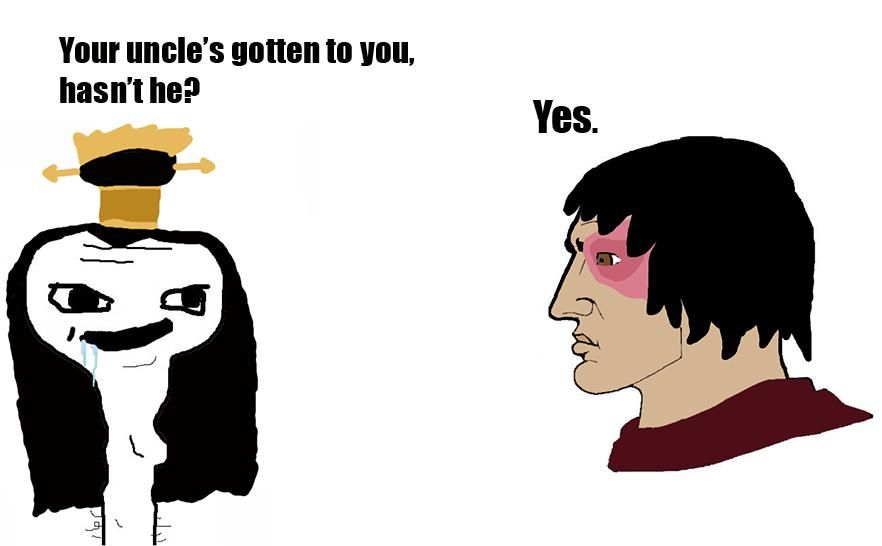 I f*cked your mother.