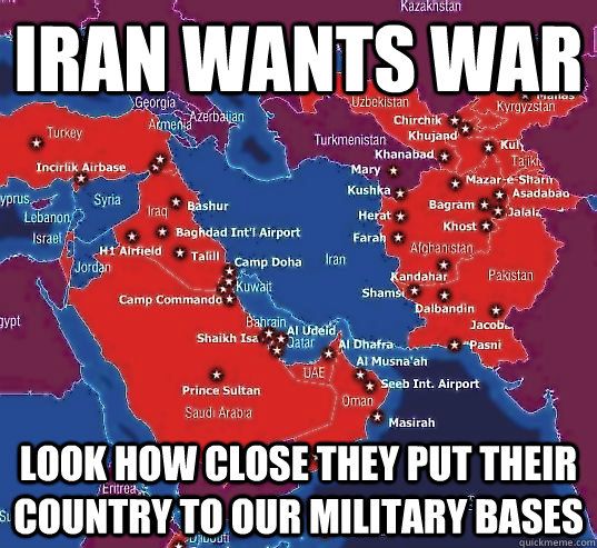 Those warmongering ***s!