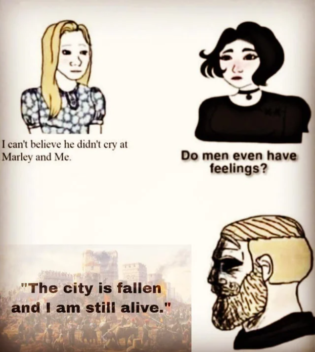Lie down, try not to cry, cry a lot.