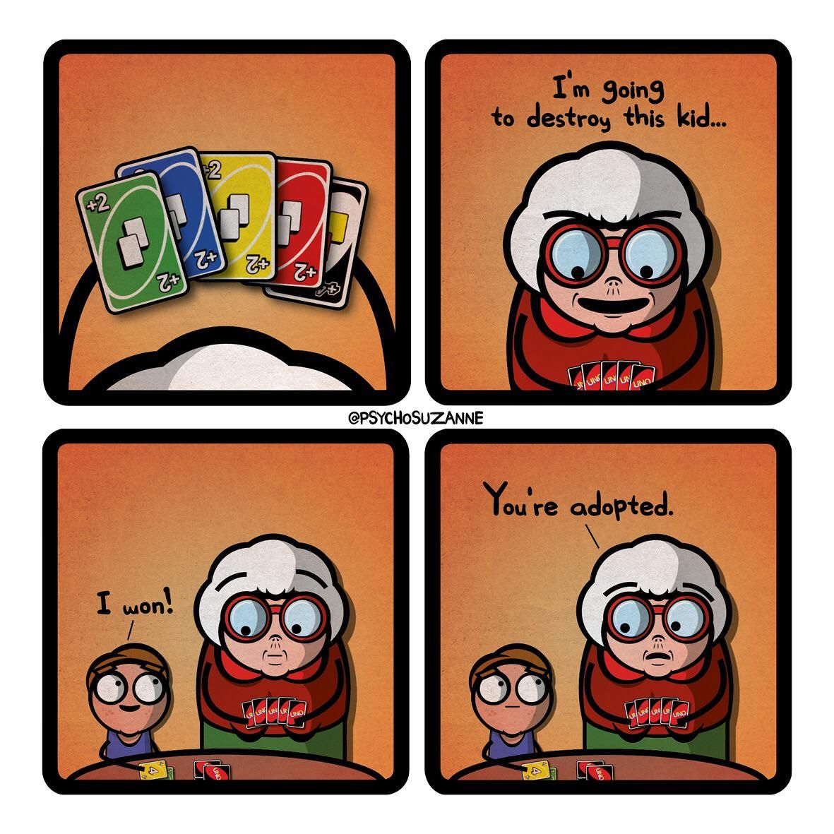 Uno with Granny