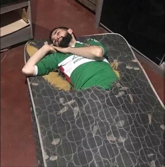 When you sleep at your friend's house and they dont give you a blanket