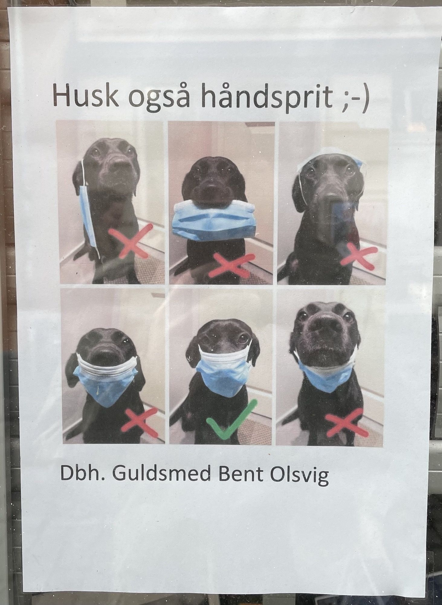 In a storefront in Denmark