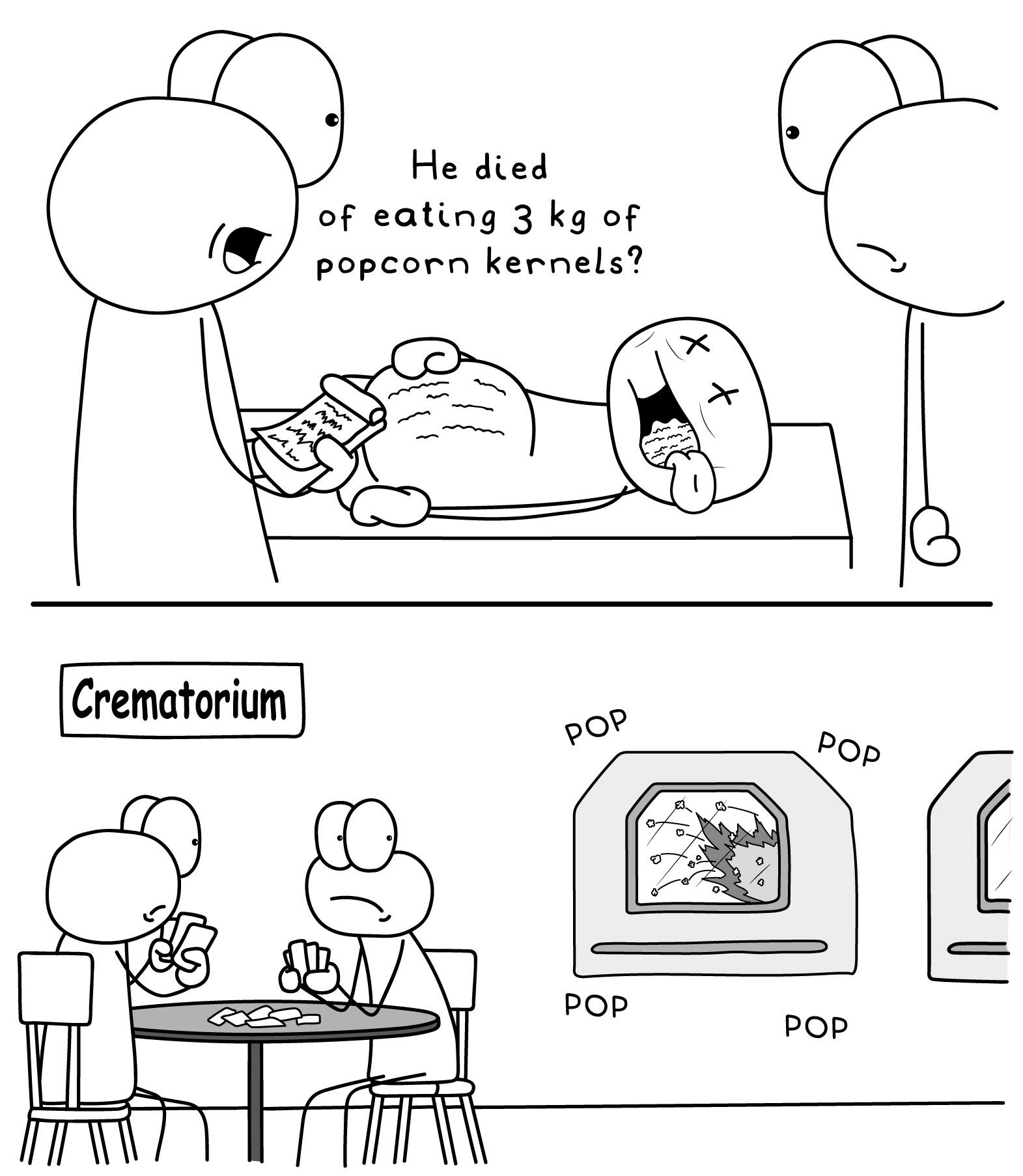 The Popcorn death