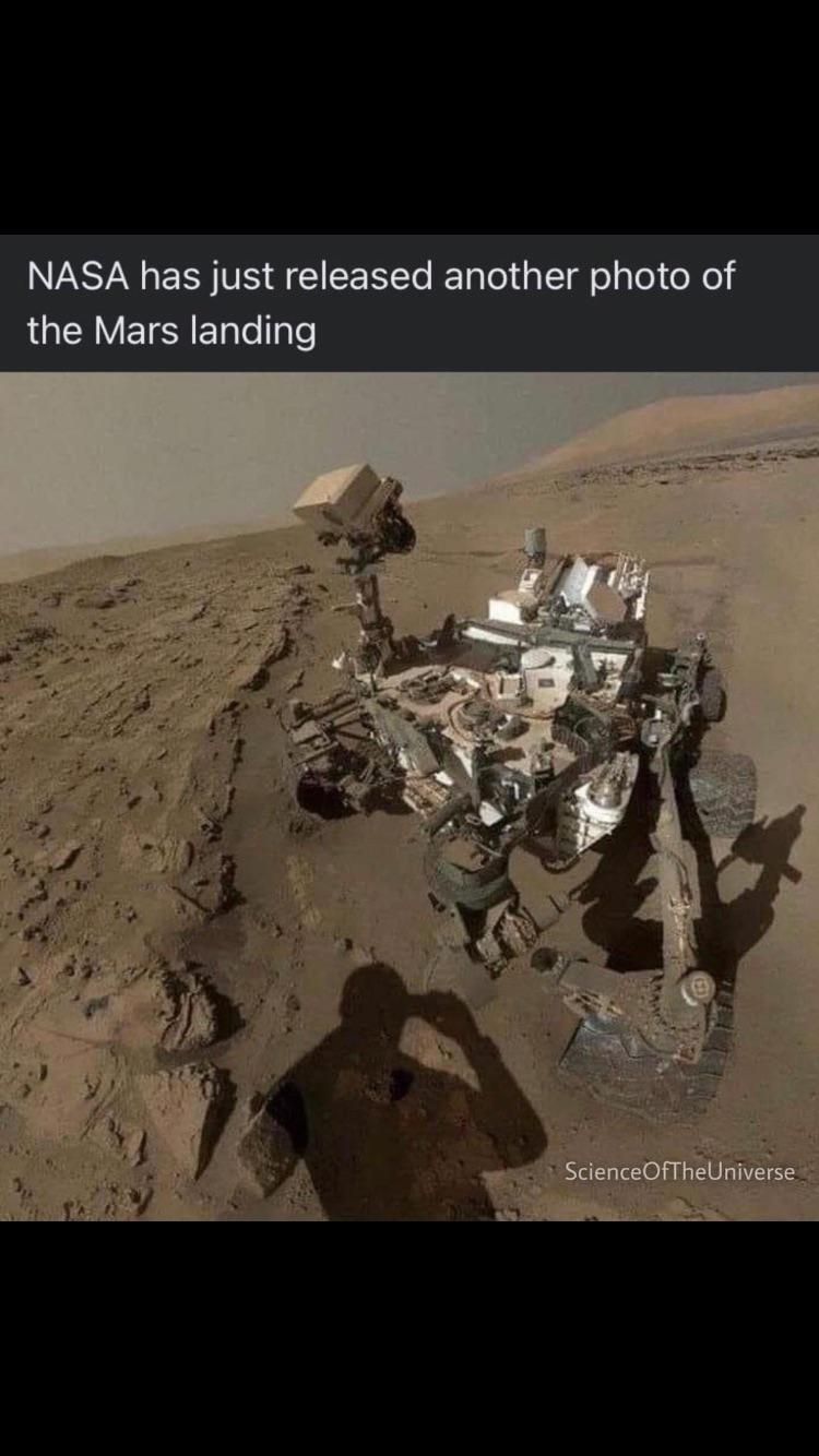 The mars landing on earth