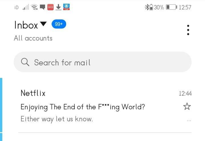 Best email I've received in a very long time... from Netflix...