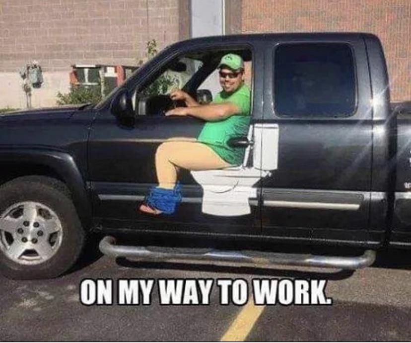 Just a Plumber heading to work.