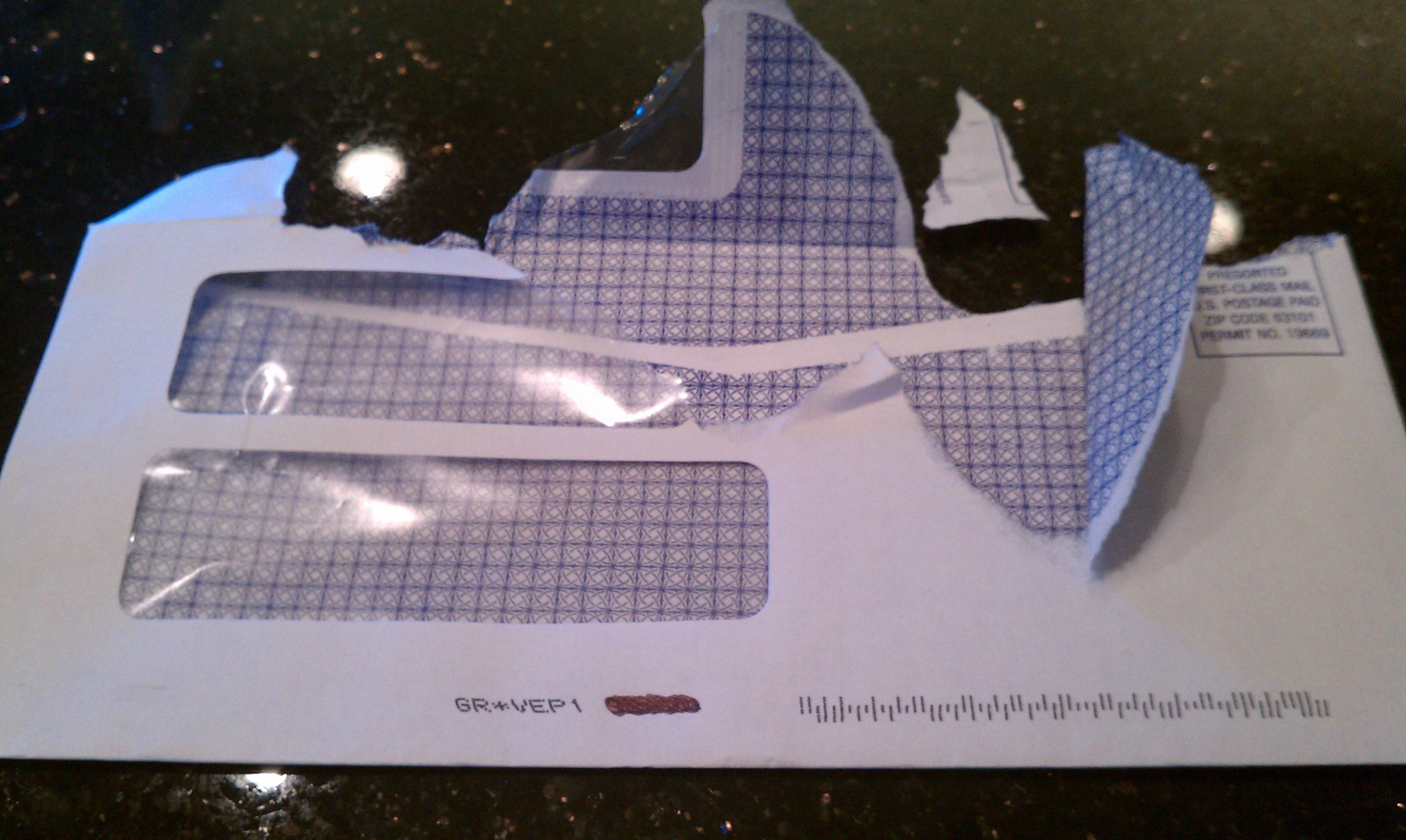 I feel like a f*cking barbarian every time I open an envelope