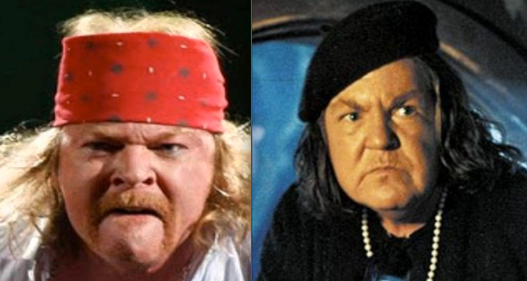 Axl Rose has slowly become Mama Fratelli from The Goonies.