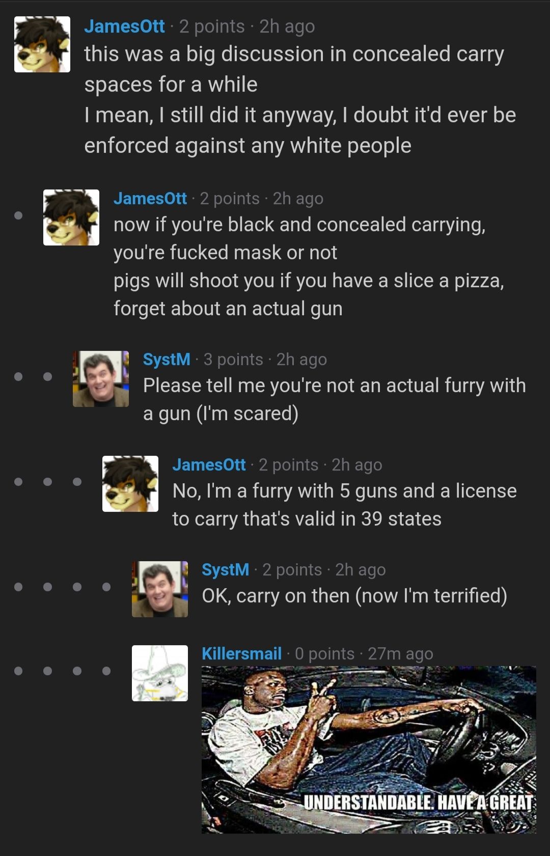 Furries are respected and loved members of this community (run)