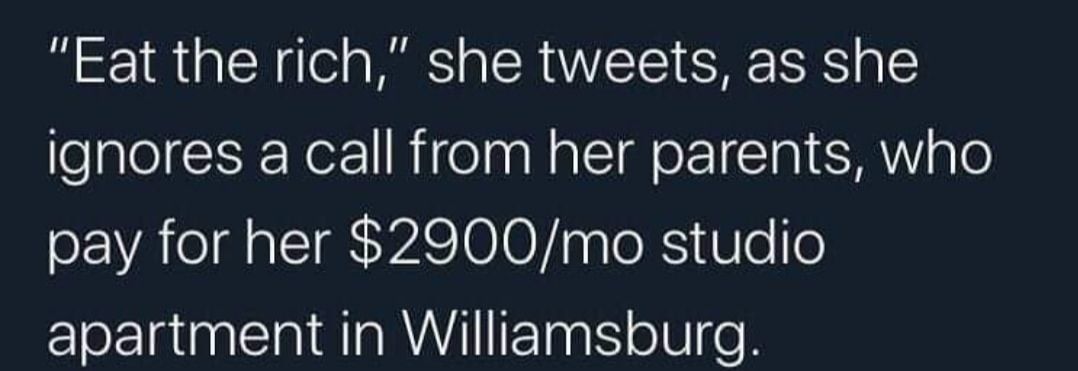 Eat the rich