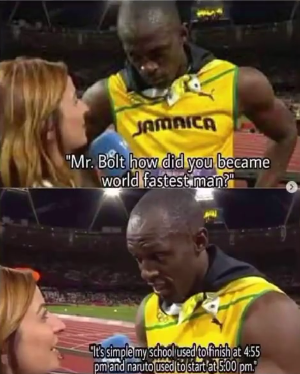 Secret of Usain Bolt