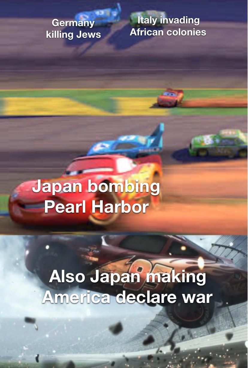 Plus they got bombed