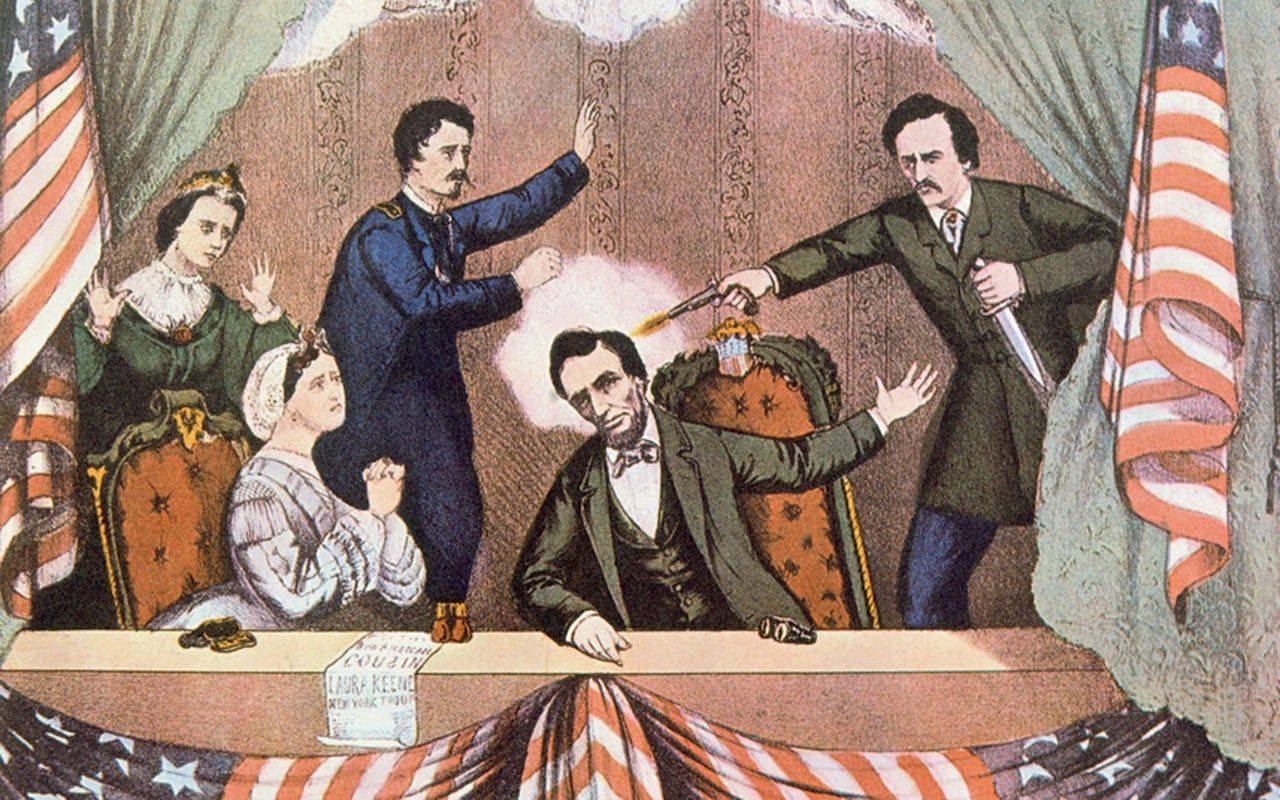 John Wilkes Booth having a bad day April 14, 1865