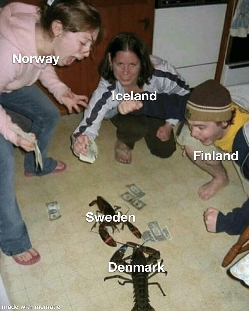 The Nordics every couple years