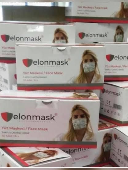 A "creative" mask brand in Turkey