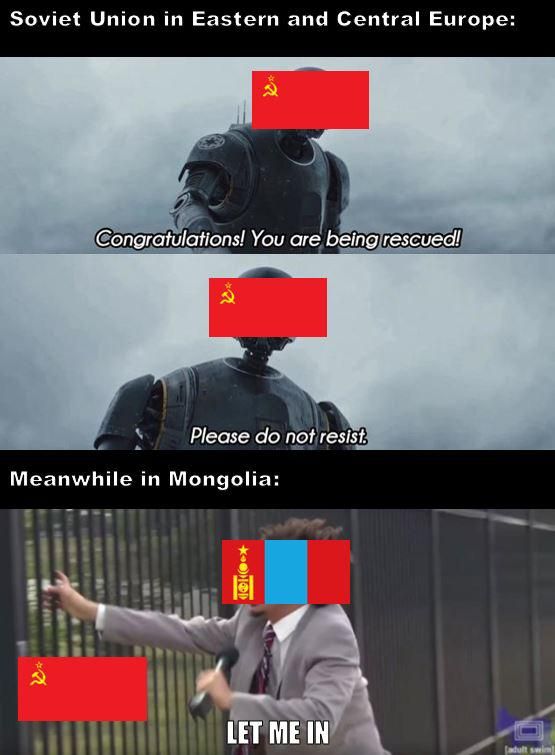 When Mongolia tried join the USSR 6 times but got rejected each time