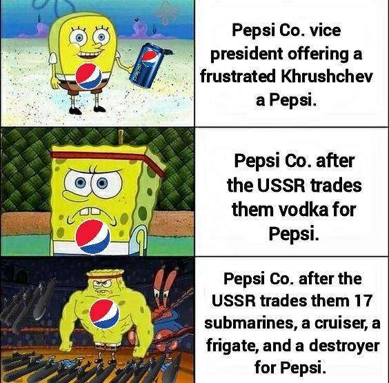 Pepsi once had the 6th largest military in the world
