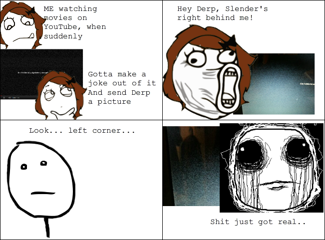 I gave her a heart attack, she gave me this comic