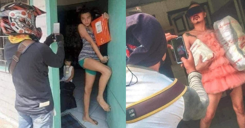 People in the Philippines take 'proof of delivery' to new level