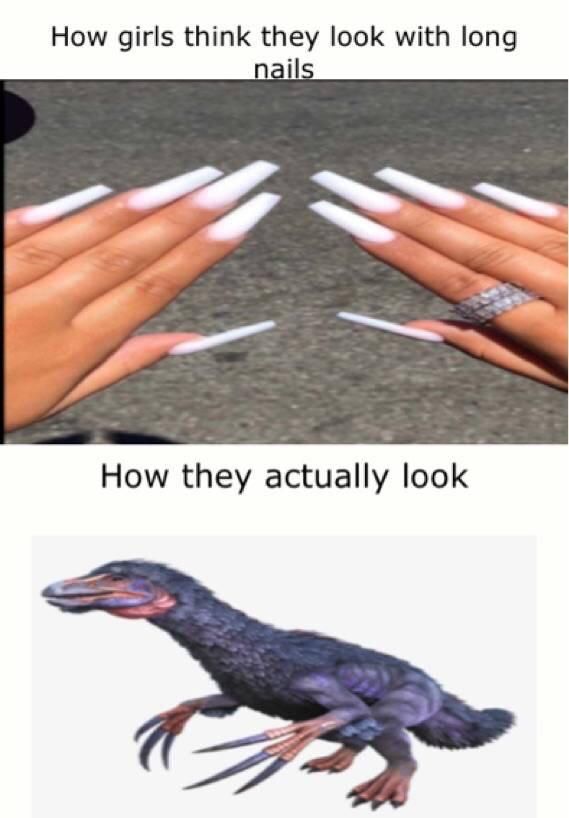 Tf they gonna do with such long nails