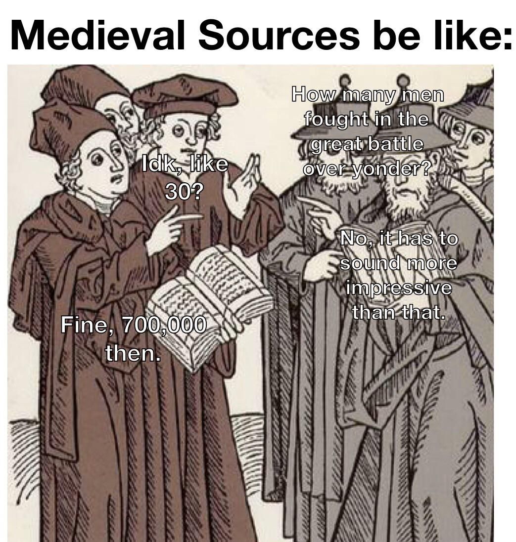 Medieval scholars were unreliable