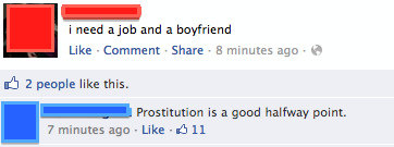 I need a job and a boyfriend [FB]