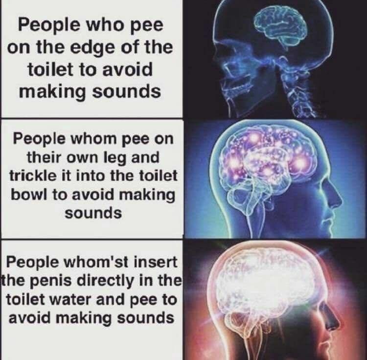 What? You‘ve never heard of toiletsexuals? You kinkshaming me?