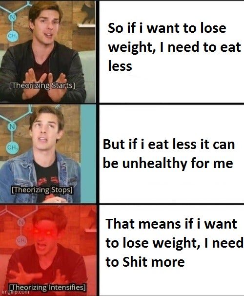He lose 10 kg in one day. Doctors hate him.