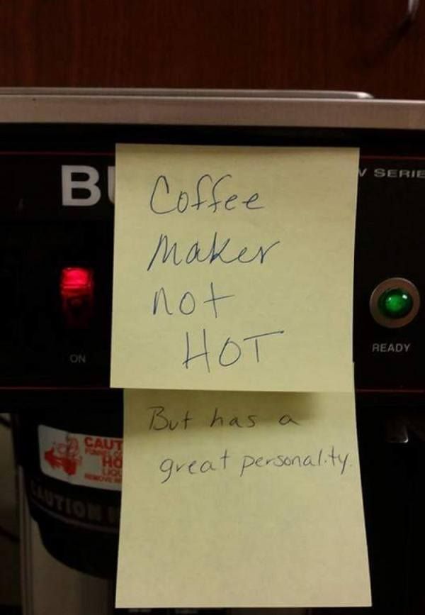 Coffee maker not hot...