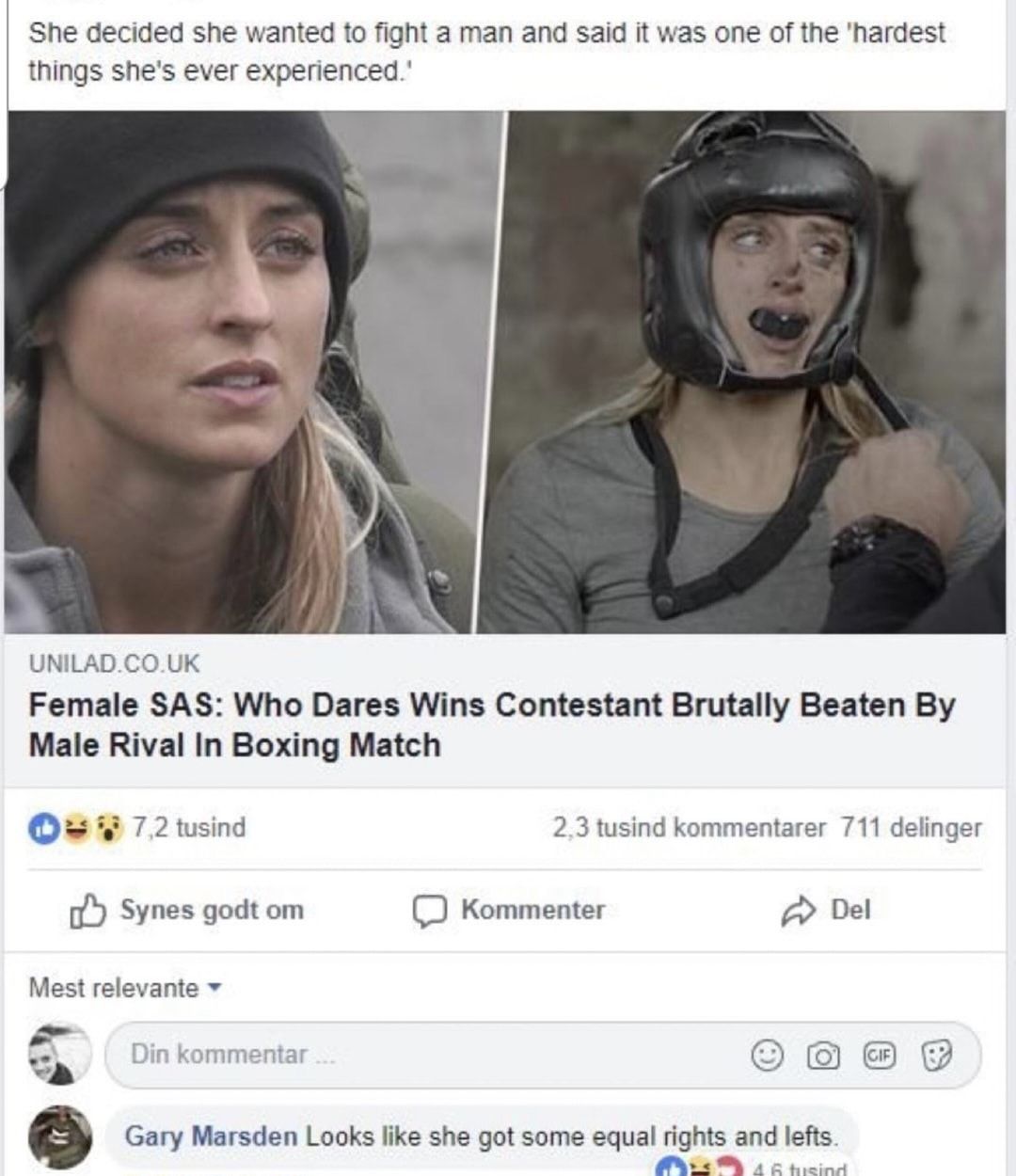 Equality at its finest