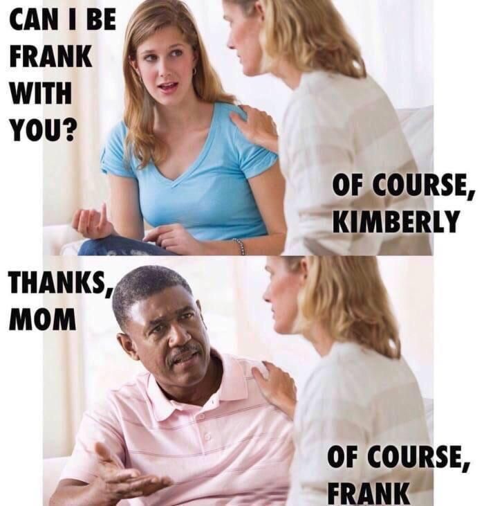Hi Frank I'm Dad