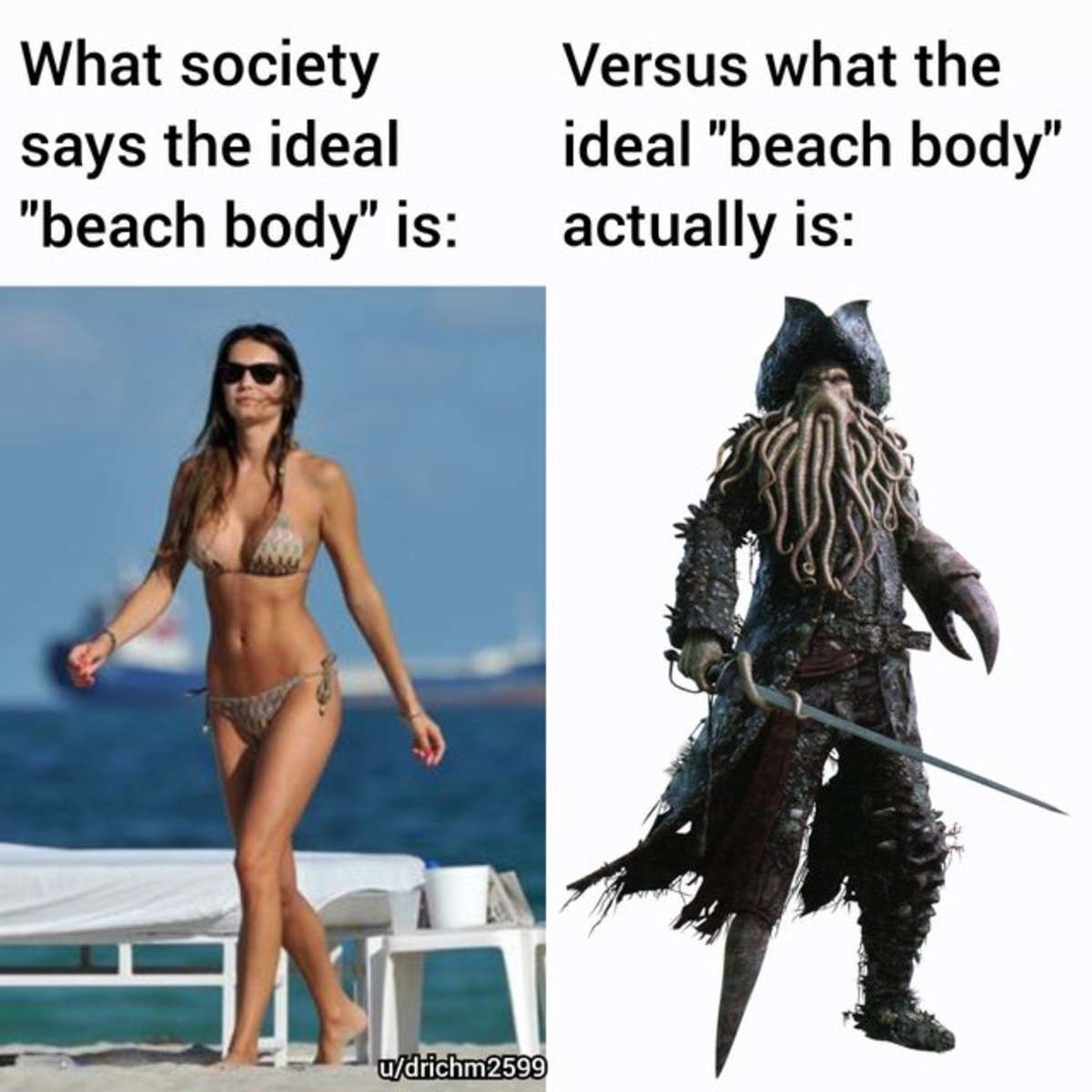 She doesn't even have crab hands FFS
