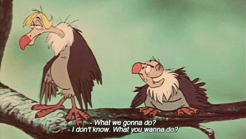 When I let my gf decide what to do.