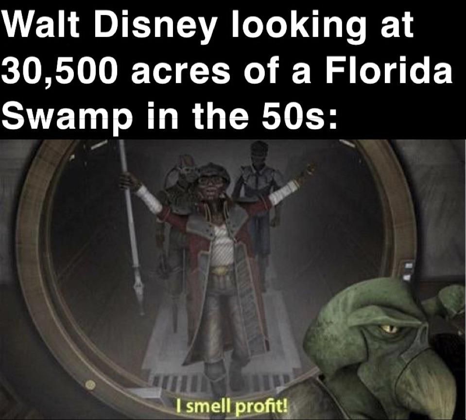 And thus Disneyworld was born...